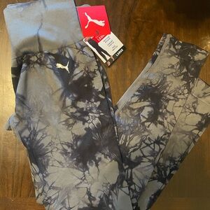 Puma Charcoal and Black Seamless Leggings